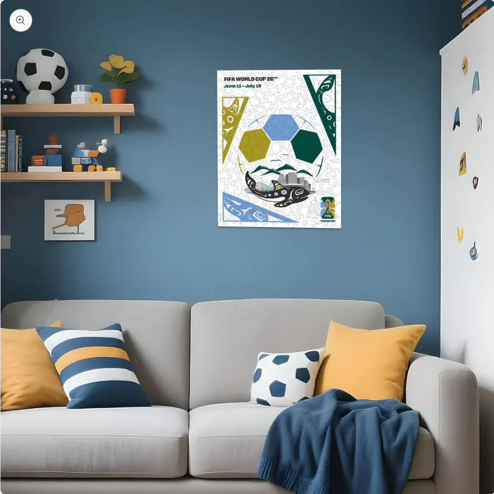 World Cup 2026 Vancouver Poster, FIFA Jigsaw Puzzle