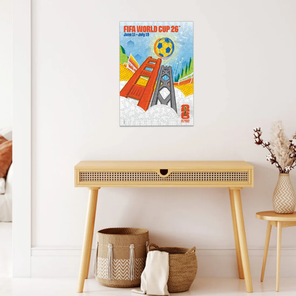 World Cup 2026 San Francisco Poster, FIFA Jigsaw Puzzle