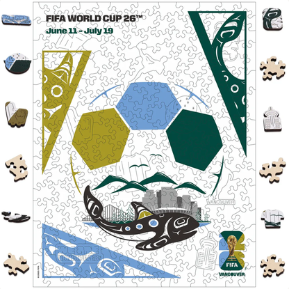 World Cup 2026 Vancouver Poster, FIFA Jigsaw Puzzle