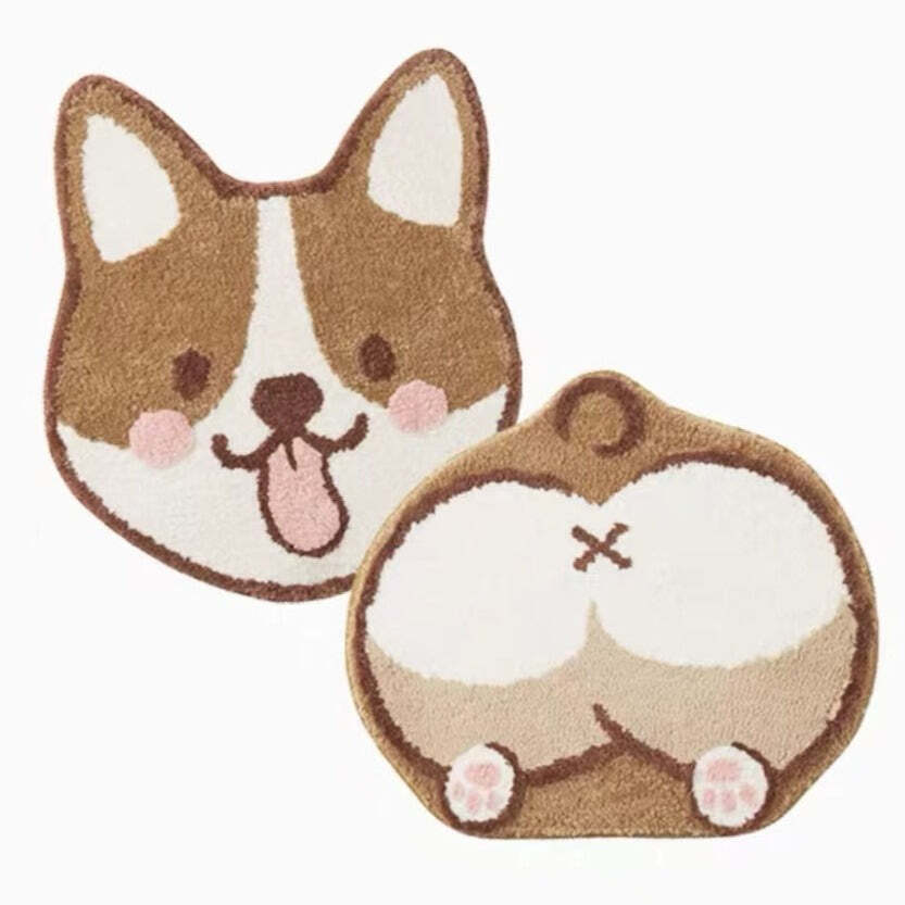 corgi Smile Rug