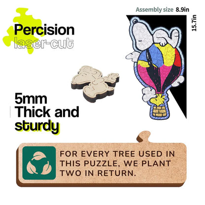 Balloon Ride, Snoopy Jigsaw Puzzles