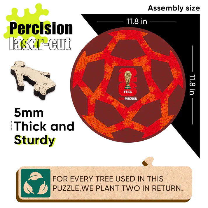 World Cup 2026 Canada Ball, FIFA Jigsaw Puzzle