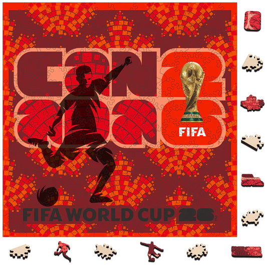 World Cup 2026 Host Country Poster Canada,FIFA Jigsaw Puzzle