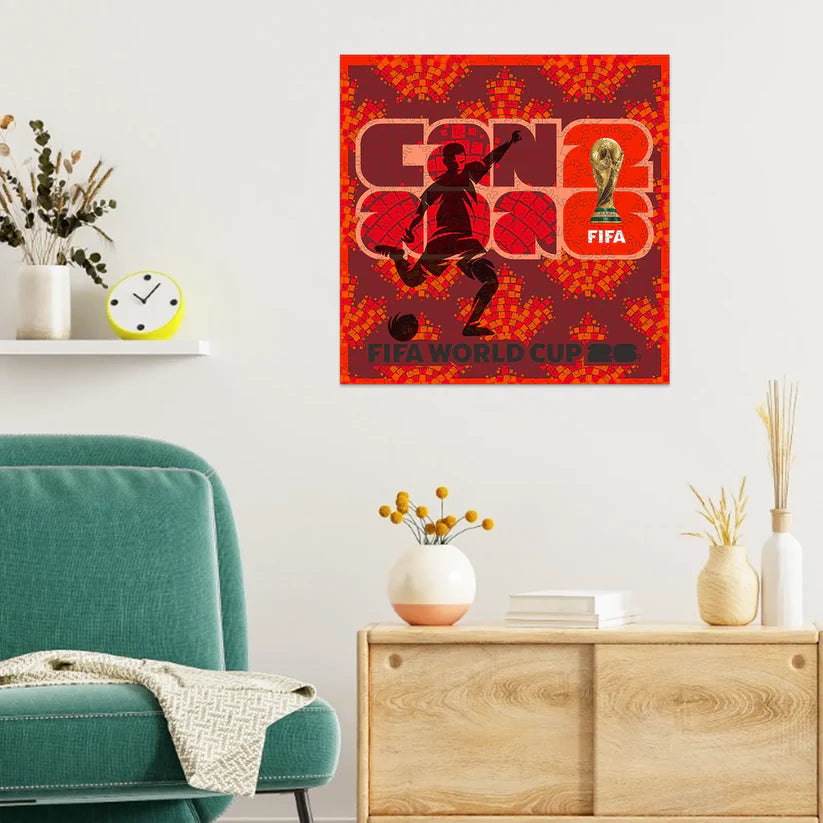 World Cup 2026 Host Country Poster Canada,FIFA Jigsaw Puzzle