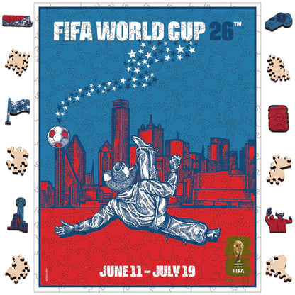 World Cup 2026 Dallas Poster FIFA Jigsaw Puzzle
