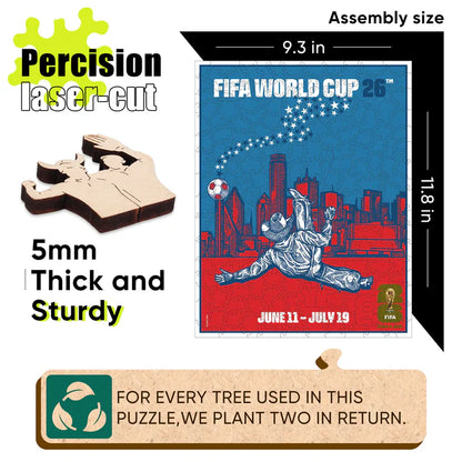 World Cup 2026 Dallas Poster FIFA Jigsaw Puzzle
