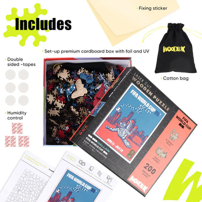 World Cup 2026 Dallas Poster FIFA Jigsaw Puzzle