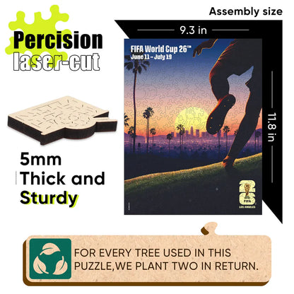 World Cup 2026 Los Angeles Poster, FIFA Jigsaw Puzzle