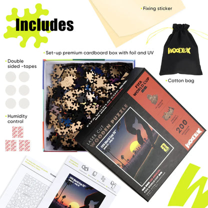 World Cup 2026 Los Angeles Poster, FIFA Jigsaw Puzzle