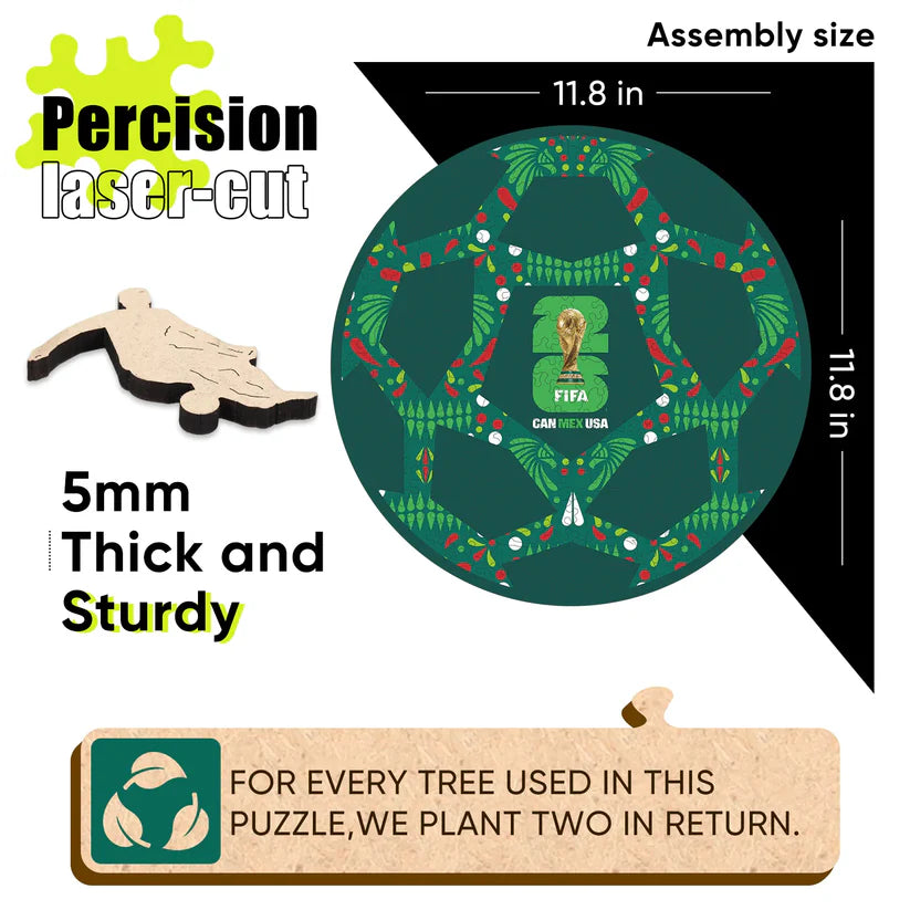 World Cup 2026 Mexico Ball, FIFA Jigsaw Puzzle
