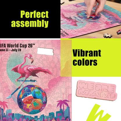 World Cup 2026 Miami Poster, FIFA Jigsaw Puzzle