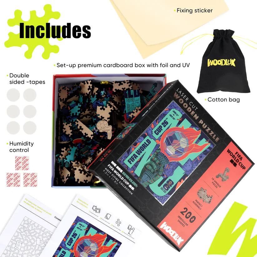 World Cup 2026 NYC New Jersey Poster, FIFA Jigsaw Puzzle