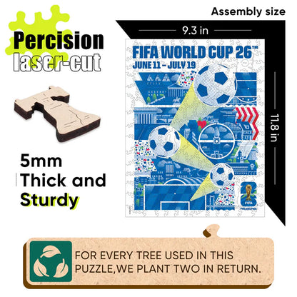 World Cup 2026 Philadelphia Poster, FIFA Jigsaw Puzzle