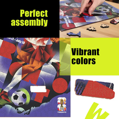 World Cup 2026 Toronto Poster, FIFA Jigsaw Puzzle