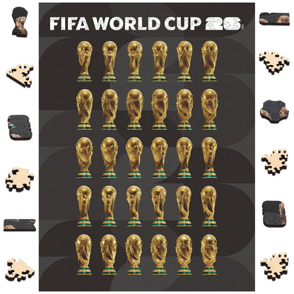 World Cup 2026 Trophy Poster, FIFA Jigsaw Puzzle