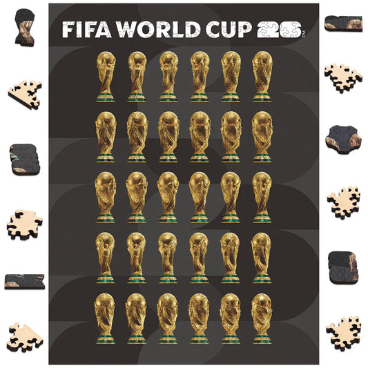 World Cup 2026 Trophy Poster, FIFA Jigsaw Puzzle