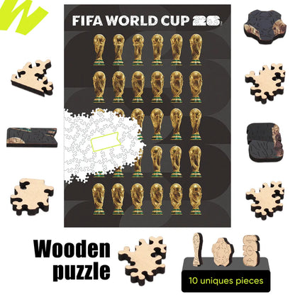 World Cup 2026 Trophy Poster, FIFA Jigsaw Puzzle