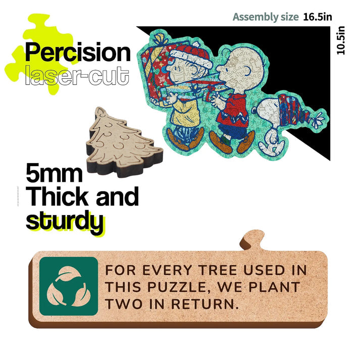 Merry Unwrapping, Snoopy Jigsaw Puzzles