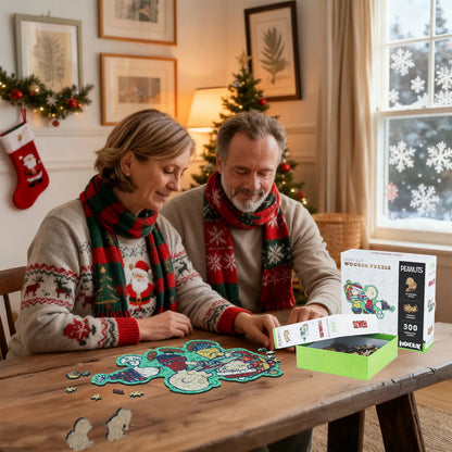 Merry Unwrapping, Snoopy Jigsaw Puzzles