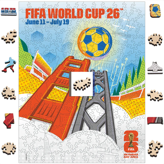 World Cup 2026 San Francisco Poster, FIFA Jigsaw Puzzle