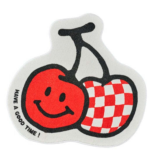 Have a good time cherry rug